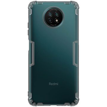   Xiaomi Redmi Note 9 5G, Szilikon tok, Nillkin Nature, ultravékony, szürke