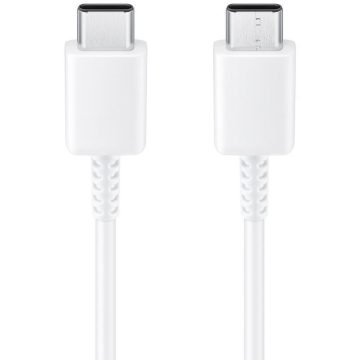   USB Type-C töltő- és adatkábel, USB Type-C, 100 cm, gyorstöltés, Samsung, fehér, gyári, 