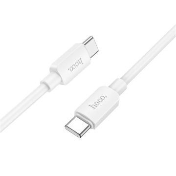   USB Type-C töltő- és adatkábel, USB Type-C, 100 cm, 3000 mA, 60W, gyorstöltés, PD, QC, Hoco X96 Hyper, fehér