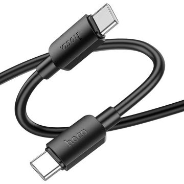   USB Type-C töltő- és adatkábel, USB Type-C, 100 cm, 5000 mA, 100W, gyorstöltés, PD, Hoco X96 Hyper, fekete