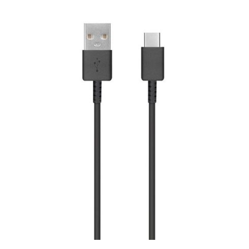 USB töltő- és adatkábel, USB Type-C, 80 cm, Samsung, fekete, gyári