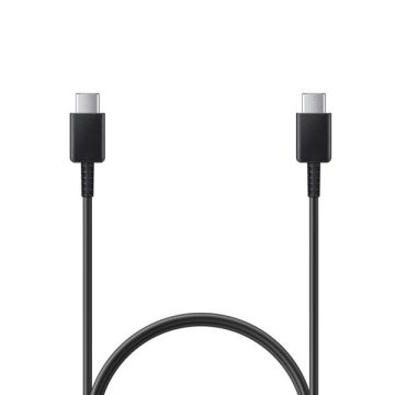   USB Type-C töltő- és adatkábel, USB Type-C, 100 cm, gyorstöltés, Samsung, fekete, gyári,