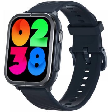   Bluetooth okosóra, szilikon szíj, v5.3, TFT kijelző, aktivitás és egészség mérő, vízálló, Mibro Watch C3, sötétkék, gyári