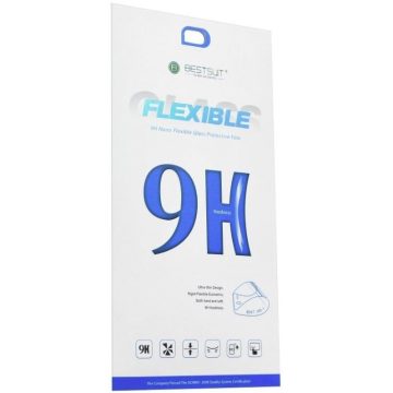   Apple iPhone 16 Pro Max, Kijelzővédő fólia, ütésálló fólia, Tempered Glass (edzett üveg), Nano Flexi Glass, Clear