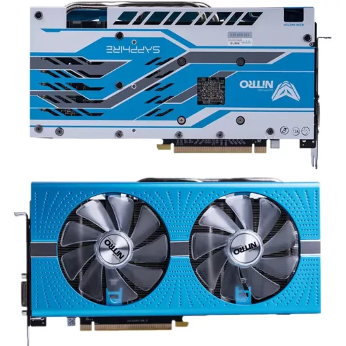 Sapphire Nitro+ RX580 8GB - Használt cikk (fekete venti)