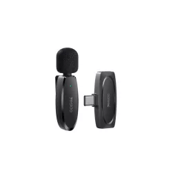   Egyéb - fekete - Yesido MICROPHONE MEMS WITH CLIP KR11 TYPE - C WIRELESS 2 