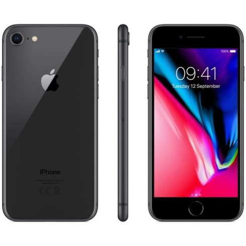 Apple iPhone 8 64GB  Fekete (Space Gray) Kártyafüggetlen