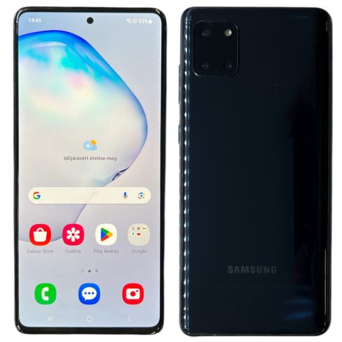 Samsung Note 10 Lite 128GB (SM-N770F/DS)  Fekete (Space Gray) Kártyafüggetlen