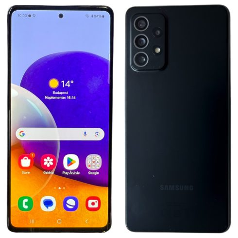 Samsung Galaxy A72 (SM-A725F/DS)   Fekete (Black) Kártyafüggetlen