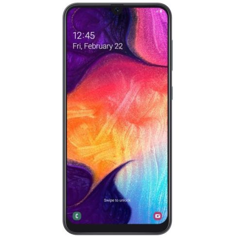 Samsung Galaxy A50 Dual Sim 128GB (SM-A505FN/DS)  Fekete (Black) Kártyafüggetlen