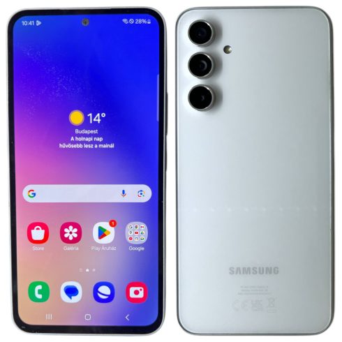 Samsung Galaxy A54 5G 128GB (SM-A546B/DS)  Fehér (White) Kártyafüggetlen