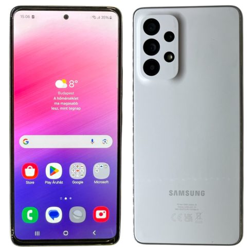 Samsung Galaxy A53 5G SM-A536B/DS 128GB  Fehér (White) Kártyafüggetlen