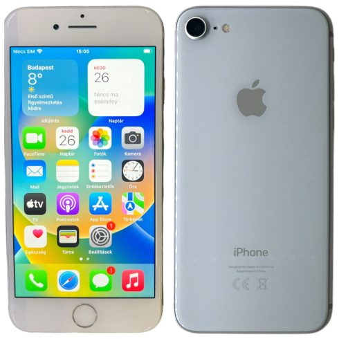 Apple iPhone 8 64GB  Ezüst (Silver) Kártyafüggetlen