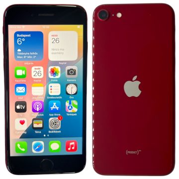   Apple iPhone SE 2022 5G 64GB 64GB Piros (Red) Kártyafüggetlen