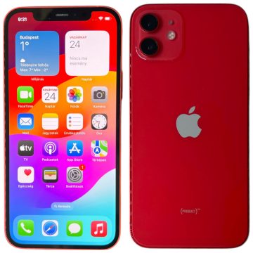 Apple iPhone 12 128GB 128GB Piros (Red) Kártyafüggetlen