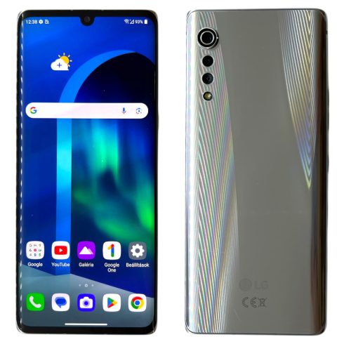 LG Velvet 5G Dual Sim (LM-G910EMW)  Ezüst (Silver) Kártyafüggetlen