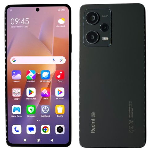 Xiaomi Redmi Note 12 Pro 5G 6/128GB Dual Sim 6/128GB Fekete (Black) Kártyafüggetlen