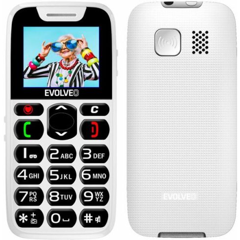 Evolveo EasyPhone EP501  Fehér (White) Kártyafüggetlen