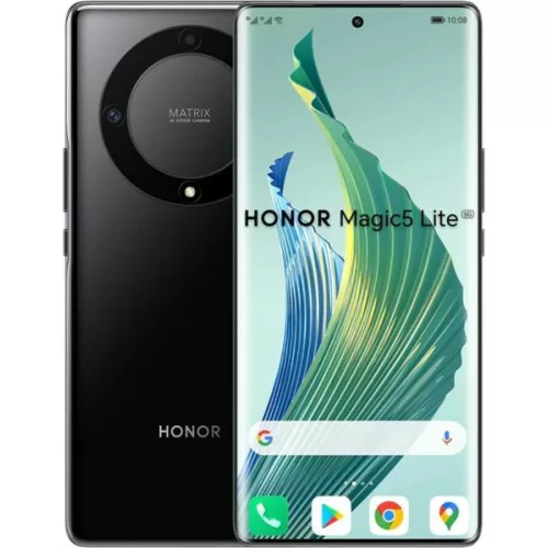 Honor Magic 5 lite 5G 256GB  Fekete (Black) Kártyafüggetlen