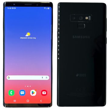   Samsung Galaxy Note 9 128GB Dual Sim (SM-N960F/DS) 128GB Fekete (Black) Kártyafüggetlen