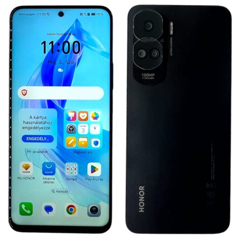 Honor 90 Lite 8/256GB 8GB/256GB Fekete (Black) Kártyafüggetlen