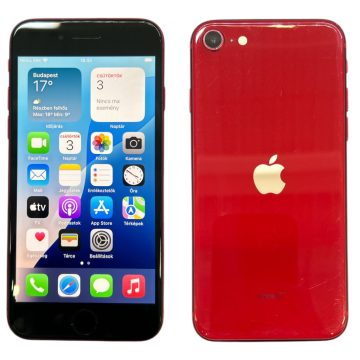   Apple iPhone SE 2022 5G 128GB 128GB Piros (Volcanic Red) Kártyafüggetlen