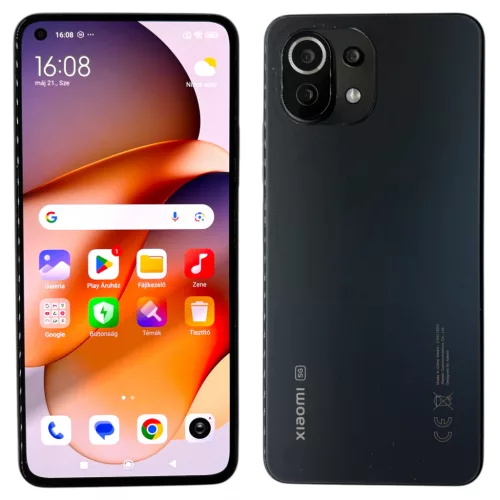 Xiaomi Mi 11 Lite 5G 6/128GB Dual Sim  Fekete (Black) Kártyafüggetlen