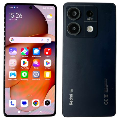 Xiaomi Redmi Note 13 5G 8/256GB Dual Sim 8 Fekete (Black) Kártyafüggetlen