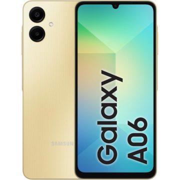   Samsung Galaxy A06 4/128GB DS  Arany (Gold) Kártyafüggetlen