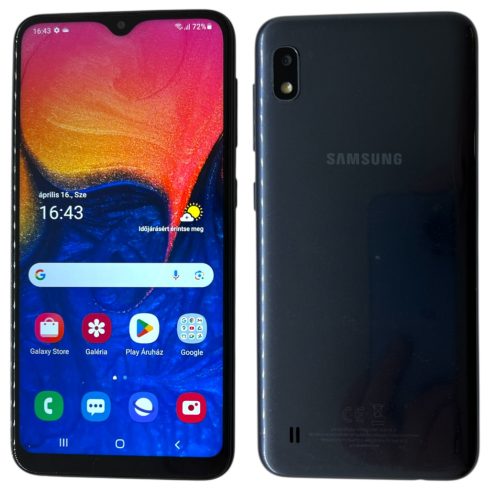 Samsung Galaxy A10 Dual Sim (SM-A105FN/DS)  Szürke (Grey) Kártyafüggetlen