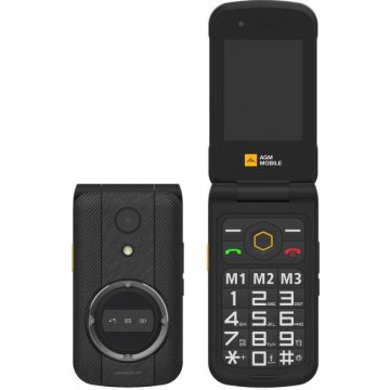 AGM M8 Flip  Fekete (Black) Kártyafüggetlen