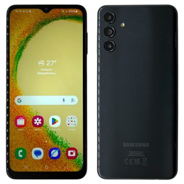   Samsung Galaxy A04S 32GB Dual Sim SM-A047F 32GB Fekete (Black) Kártyafüggetlen
