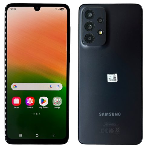 Samsung Galaxy A33 5G 128GB (SM-A336B/DS) 128GB Fekete (Black) Kártyafüggetlen